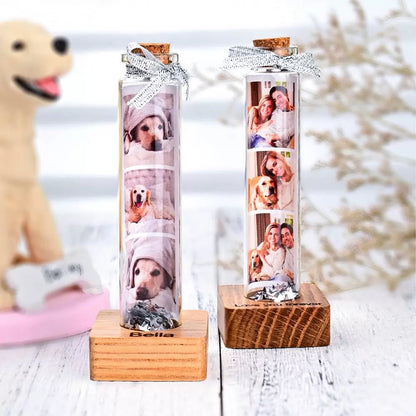 Personalized Message in a Bottle Photo Pet Memorial Gift