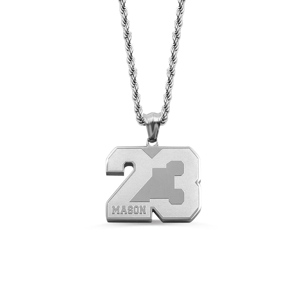 Personalized Sports Number Necklace