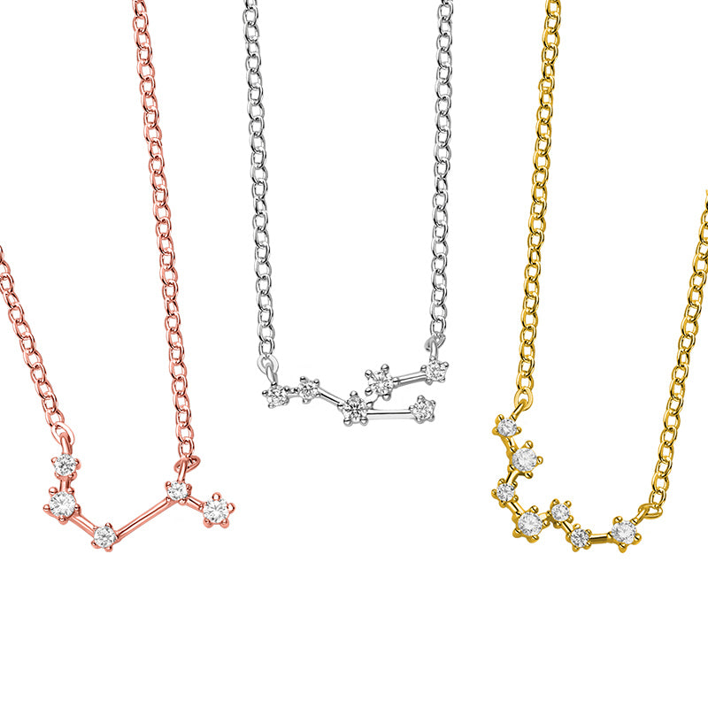 Zodiac Star Sign Necklace | Personalized  Constellation Necklace