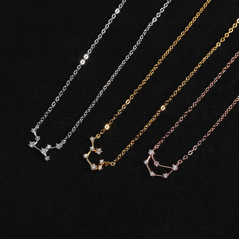 Zodiac Star Sign Necklace | Personalized  Constellation Necklace