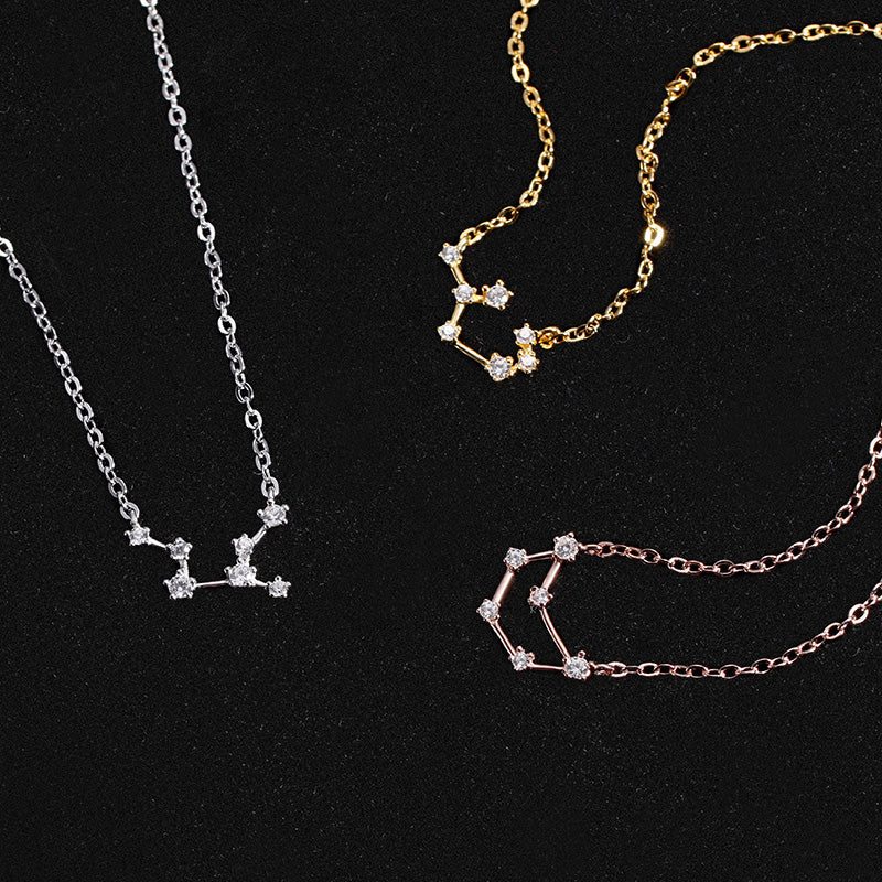 Zodiac Star Sign Necklace | Personalized  Constellation Necklace
