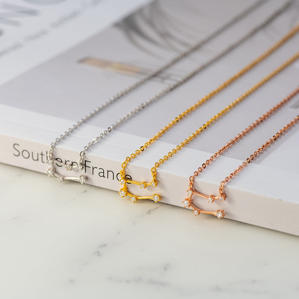 Zodiac Star Sign Necklace | Personalized  Constellation Necklace