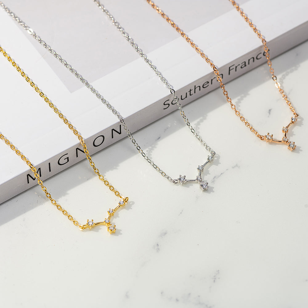 Zodiac Star Sign Necklace | Personalized  Constellation Necklace