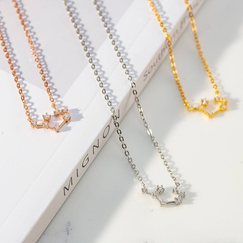 Zodiac Star Sign Necklace | Personalized  Constellation Necklace