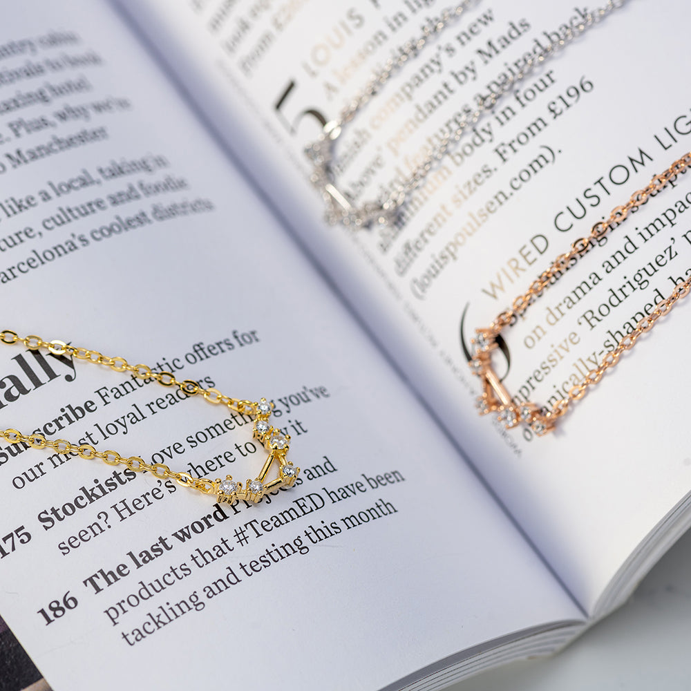 Zodiac Star Sign Necklace | Personalized  Constellation Necklace