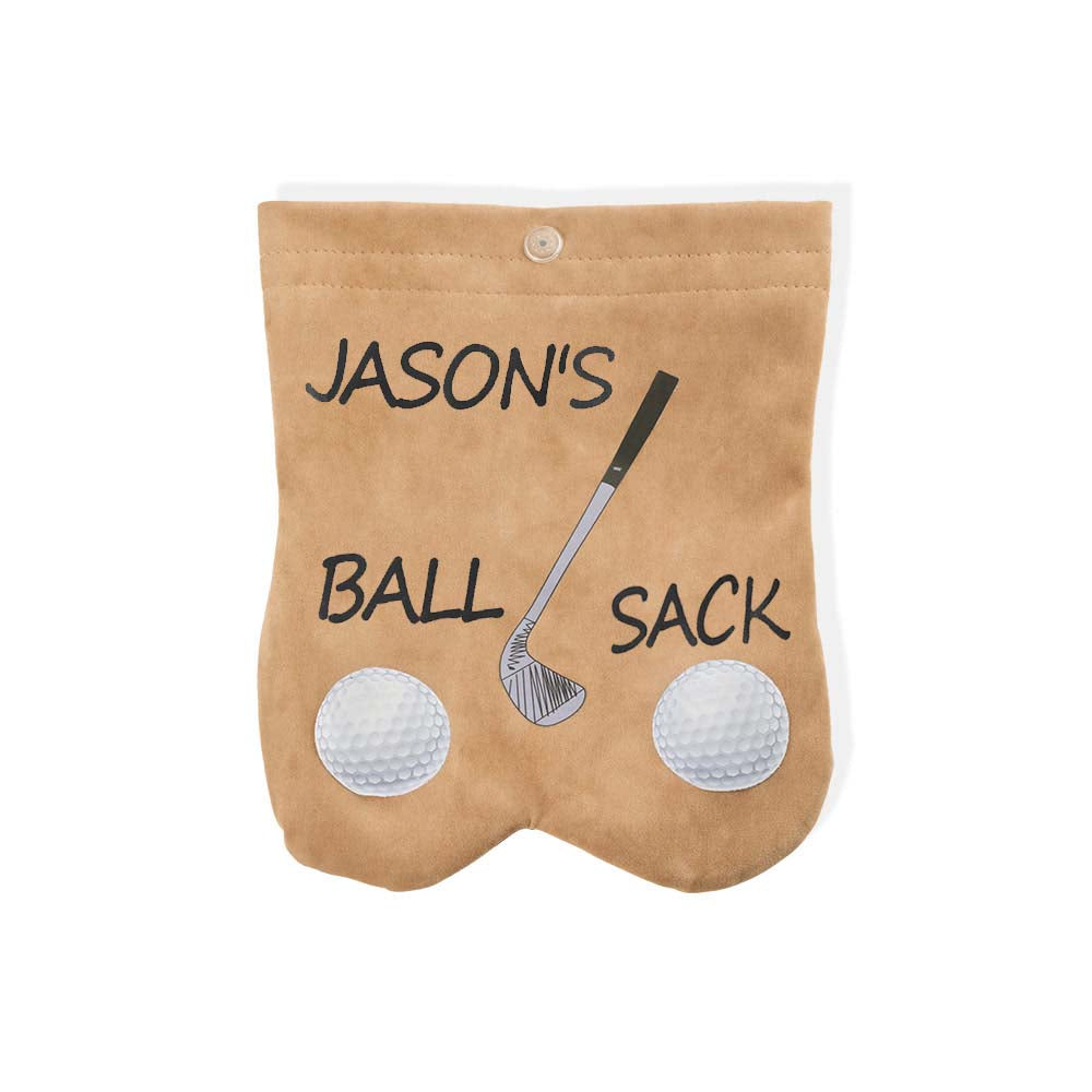 Personalized golf ball sack | Golf humor gifts