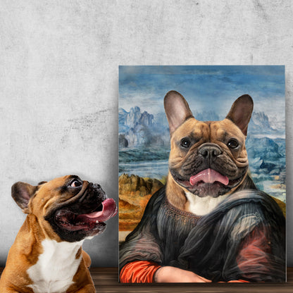 Royal Pet Portrait Custom Pet Portrait Canvas | Renaissance Style