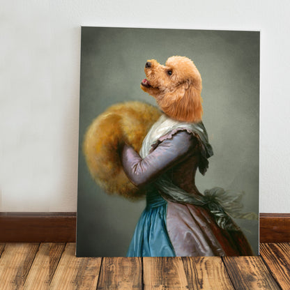 Royal Pet Portrait Custom Pet Portrait Canvas | Renaissance Style
