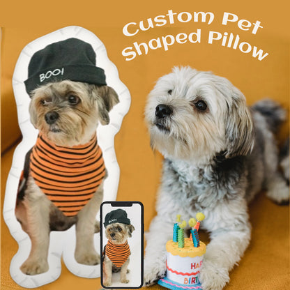 Custom Pet Photo Pillow Birthday | Memorial Gift | Pet Lover Gifts