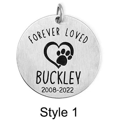 Personalized Pet Loss Suncatcher | Pet memorial gifts