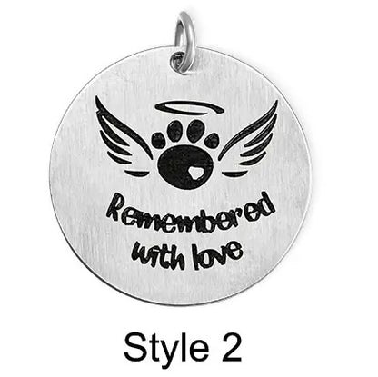 Personalized Pet Loss Suncatcher | Pet memorial gifts