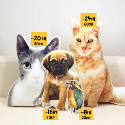 Custom Pet Photo Pillow Birthday | Memorial Gift | Pet Lover Gifts